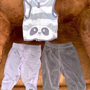 Carters pants and vest